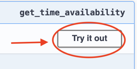 Public API menu item