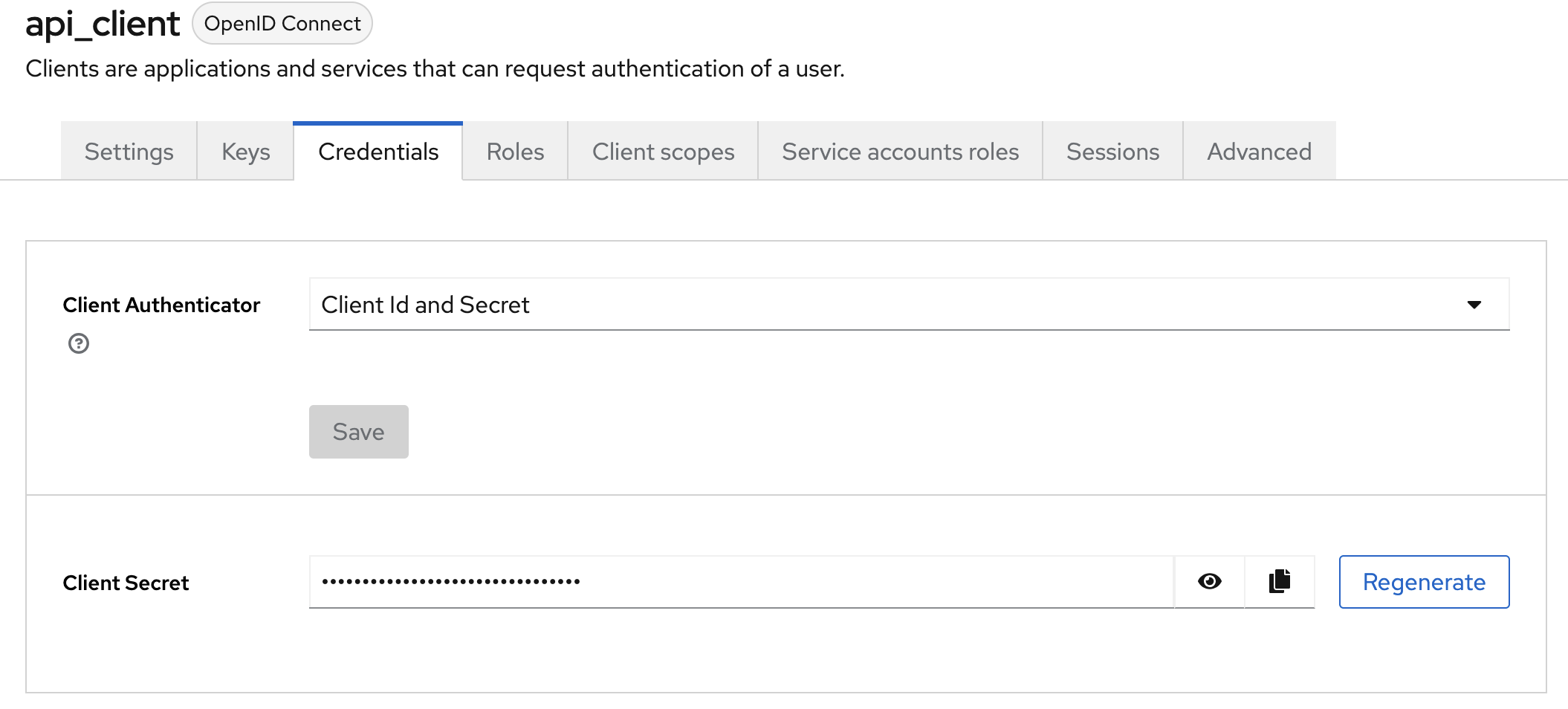 Public API menu item