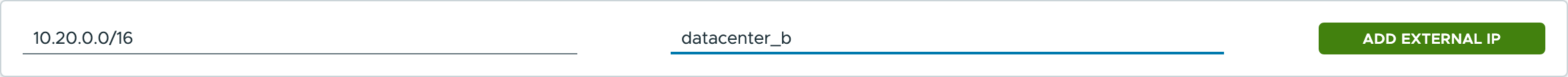 Add an external IP