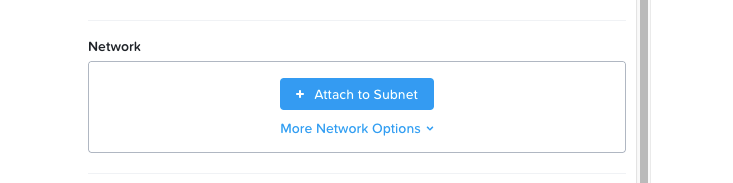 Attach the virtual machine to a subnet