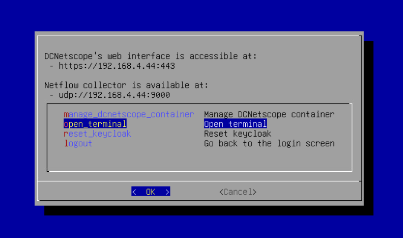 Console asking for credentials